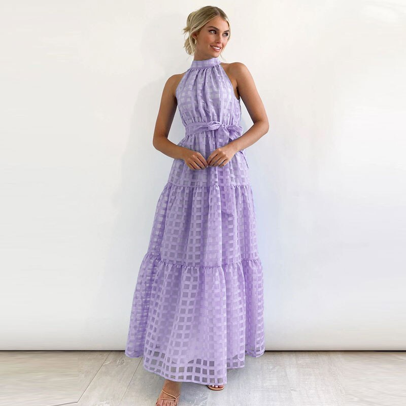 Halter Sleeveless With Belt