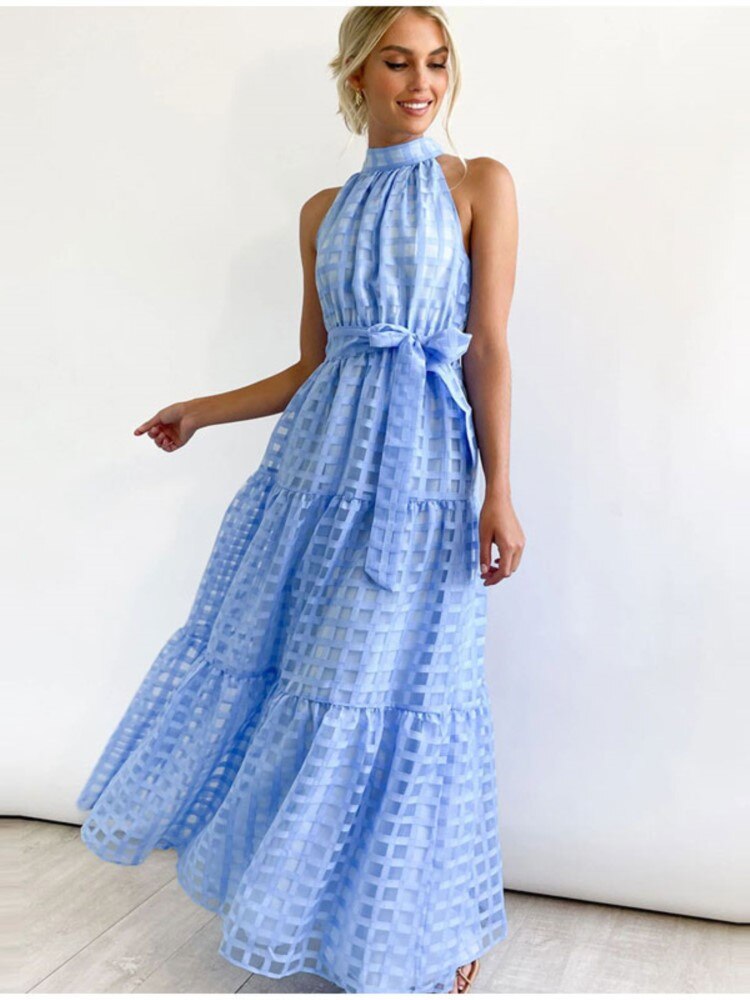 Halter Sleeveless With Belt