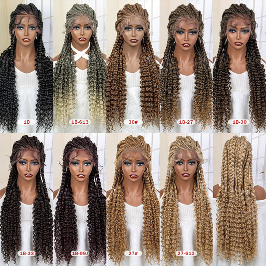 Women's Braided Synthetic Wig with Baby Hair