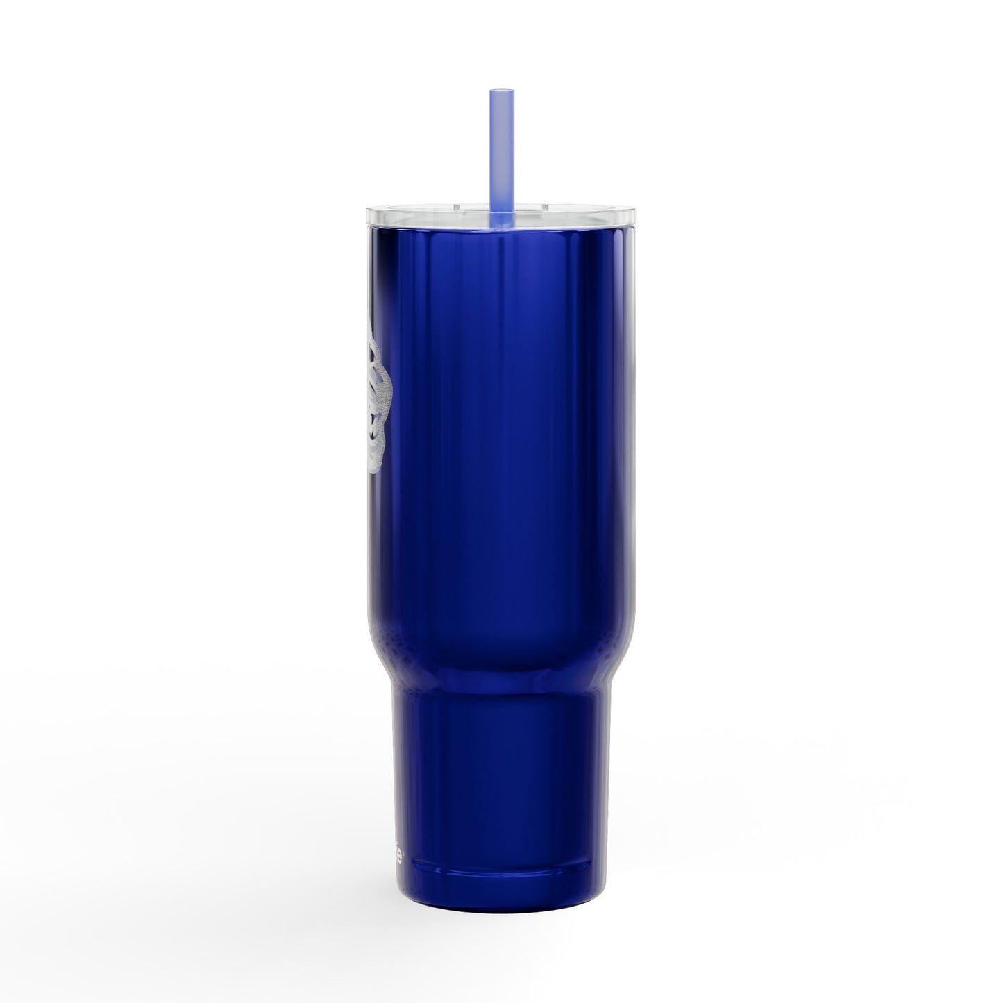 40oz Engraved Insulated Tumbler with Lid & Straw — Wildlife Cat Logo