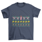 Star Space Ship Holiday Seasonal Ugly sweater Firework Rocket Candy t-shirt