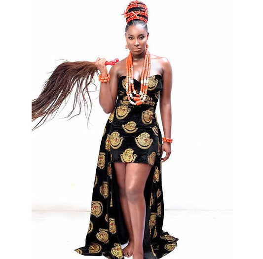 Ada Eze dress. Isiagu African Igbo Bride Outfit